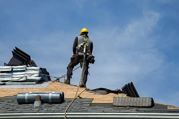 Professional Roof Replacement technician working in Eastlake, MI